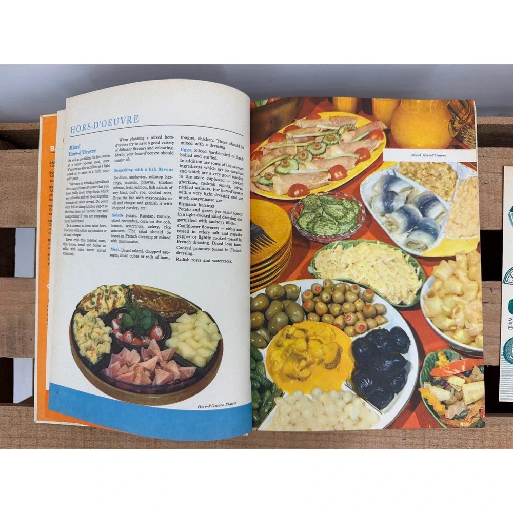 Vintage‎ 1964 Marguerite Patten Family Cookbook in Colour Hardcover + Bonus